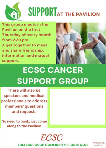 ECSC Cancer Support Group poster